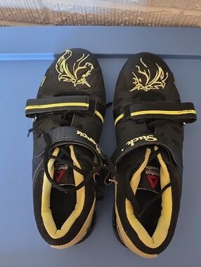 Reebok Black and Yellow CrossFit Training Shoes